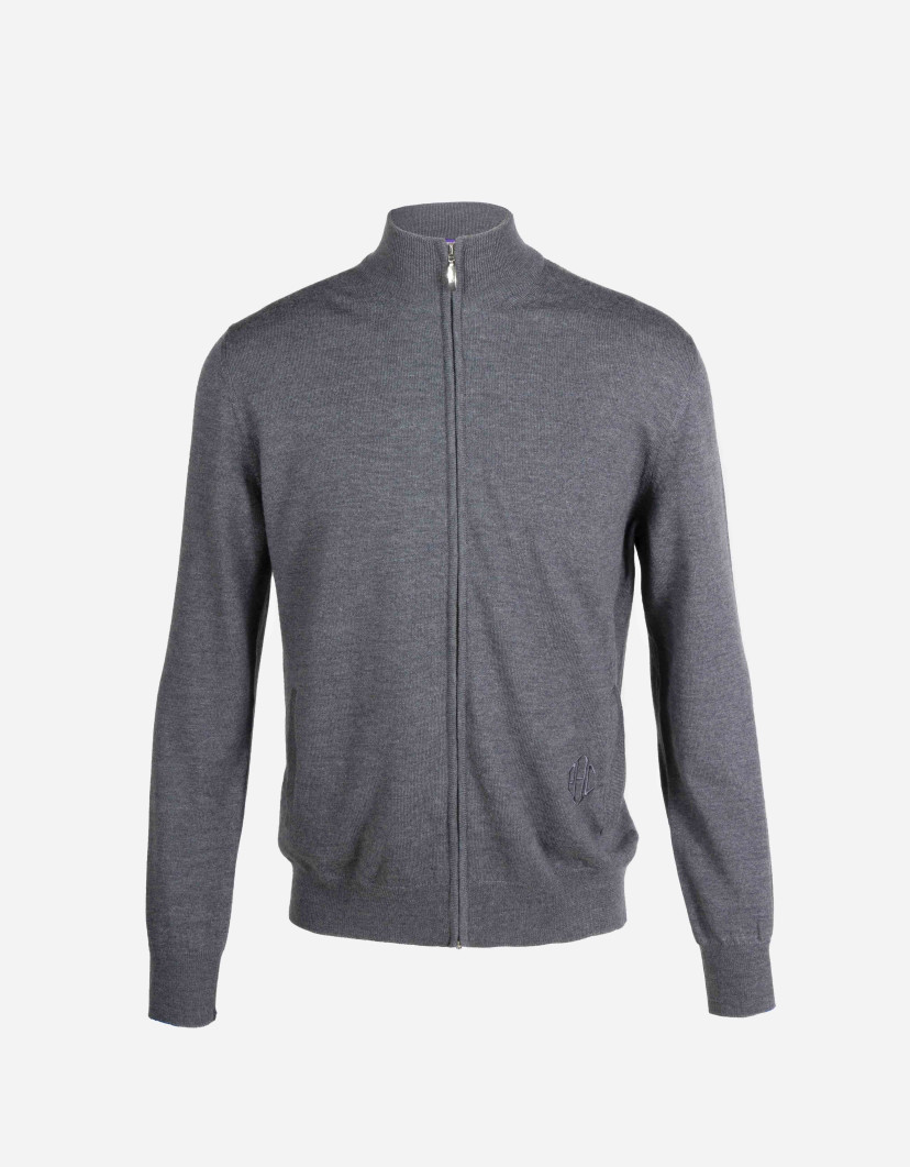 Patrick Hellmann Collection Grey Jacket 100% Wool image